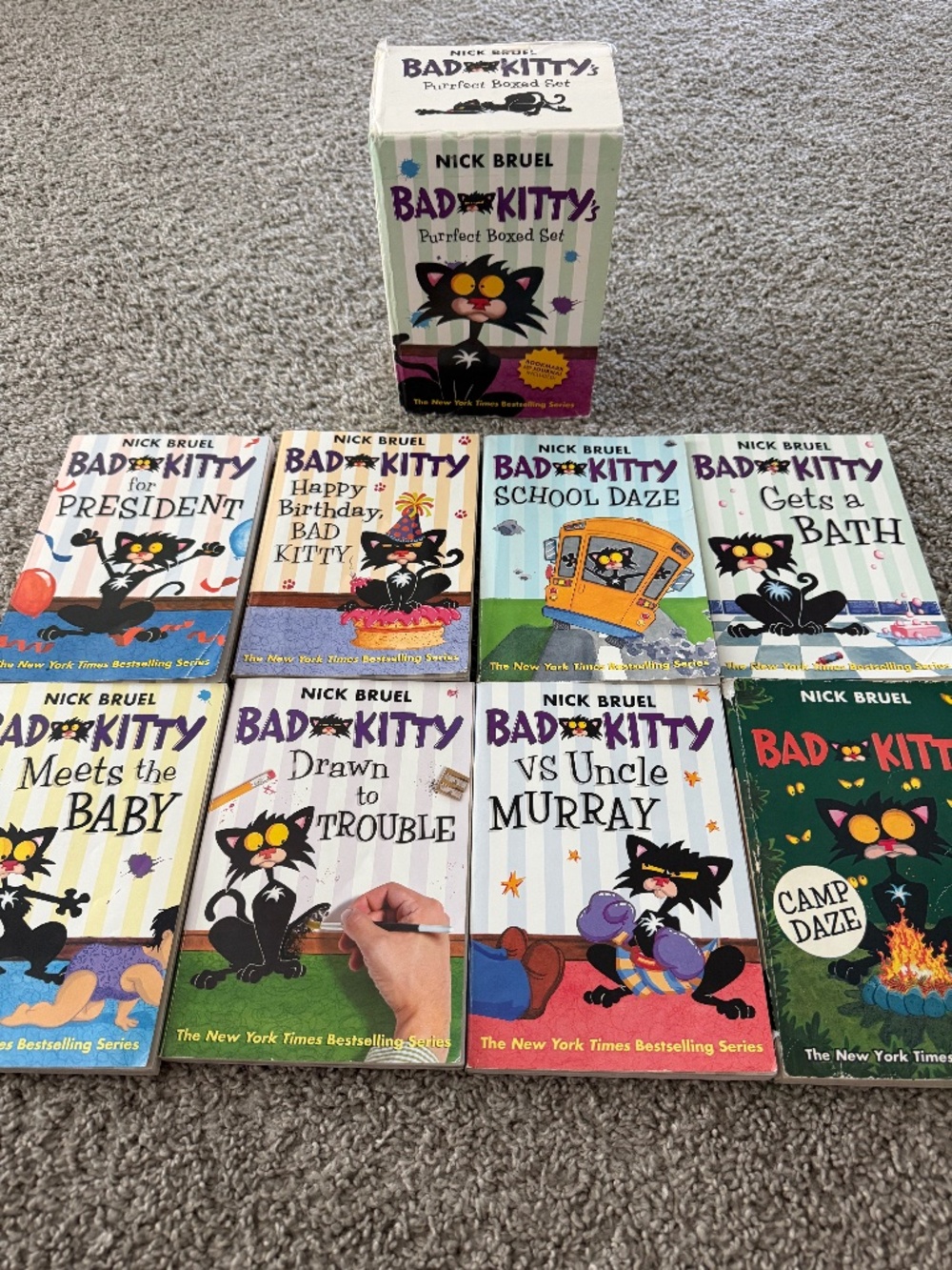 Bad kitty books set